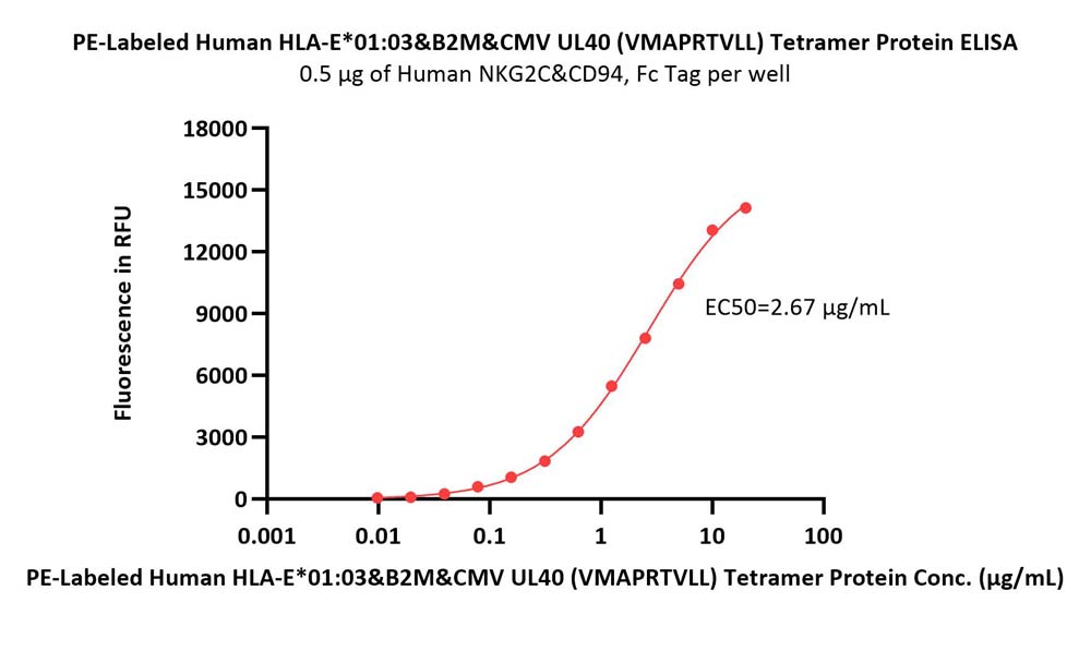 HLA-E*0103 & B2M & CMV UL40 (VMAPRTVLL) ELISA