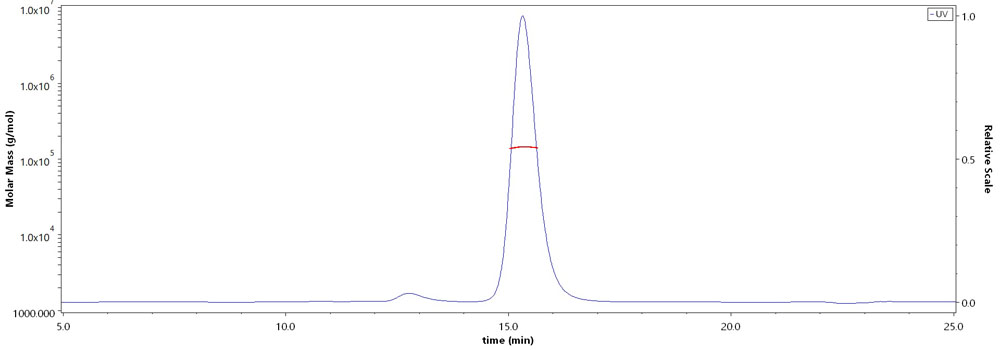 Glycoprotein E/gE (VZV) SEC-MALS