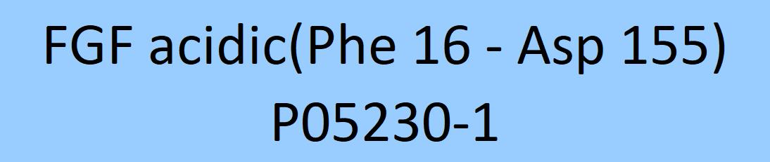 FGF acidic Structure