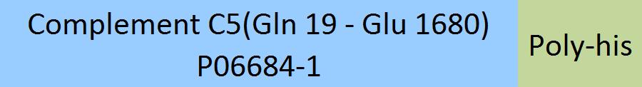 Complement C5 Structure