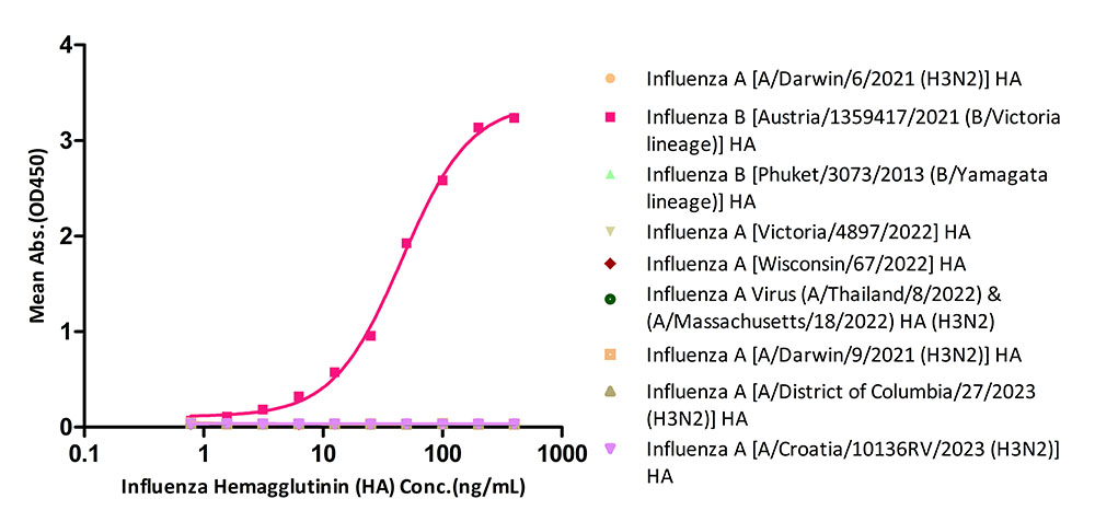 Hemagglutinin/HA (Influenza Virus) TYPICAL DATA